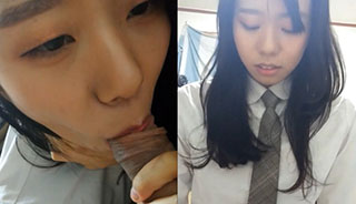 高中毕业典礼后到学长家啪啪