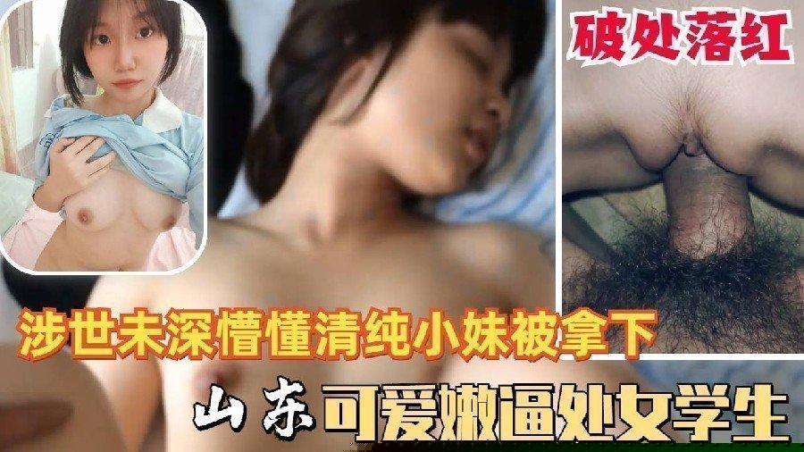 可爱懵懂清纯山东高中少女学生处女被拿下落红被猪拱的白菜
