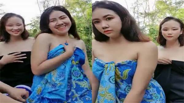 两个饥渴荡妇被大哥诱骗到小树林疯狂抽插