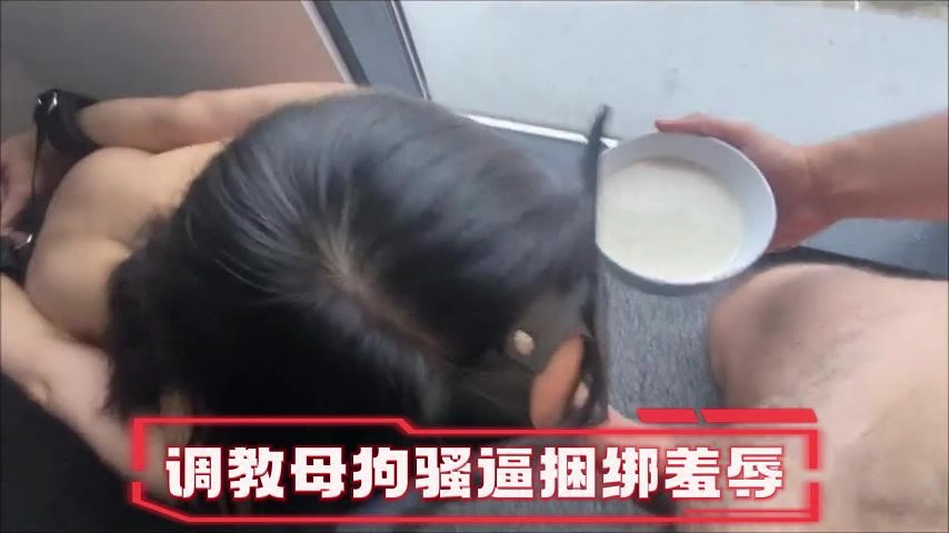 母狗调教实录:边吃鸡边喝豆浆,双重满足的极致体验